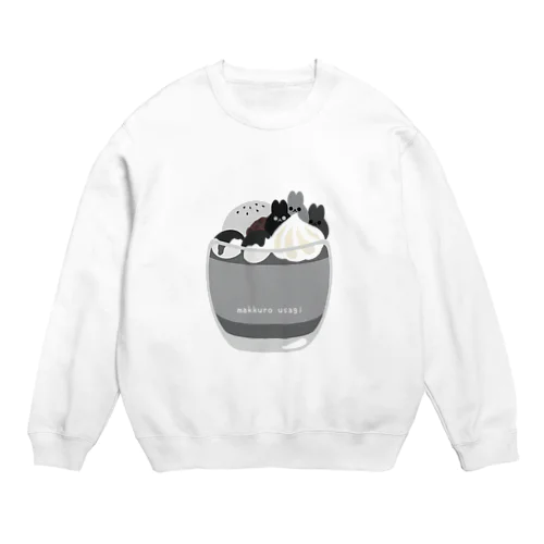 くろごまプリンパフェ Crew Neck Sweatshirt