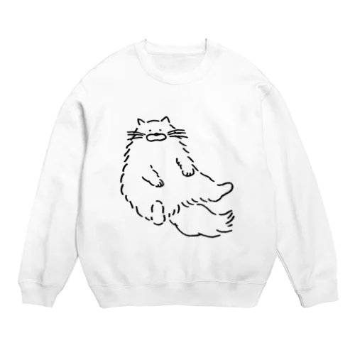 ふてぶて猫 Crew Neck Sweatshirt