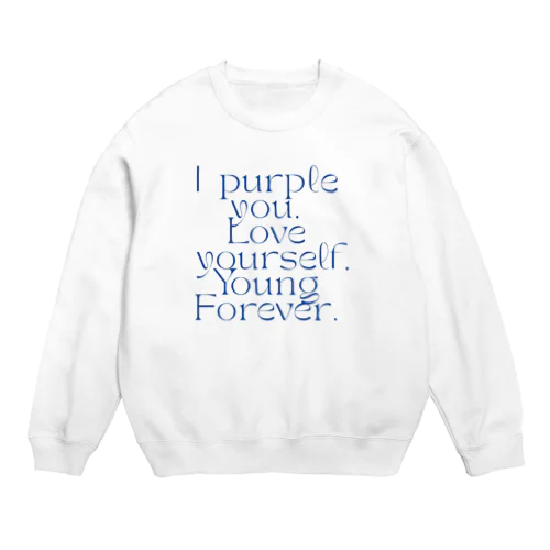 BTS taught us to 3words Crew Neck Sweatshirt