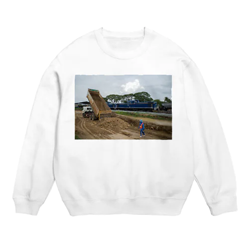 タイに渡ったDD51「北斗星」 Crew Neck Sweatshirt