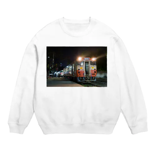 元JR東海の国鉄一般色キハ40系がミャンマー国鉄で活躍する Crew Neck Sweatshirt