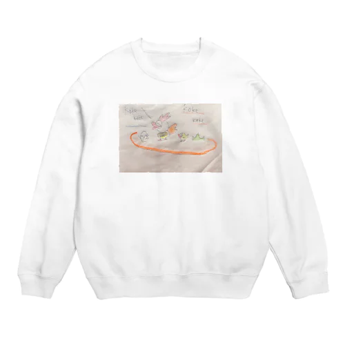 コケコケ親子の日常 Crew Neck Sweatshirt