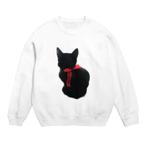 黒猫のジジさん Crew Neck Sweatshirt