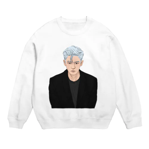 EXO PARK CHANYEOL fanart  Crew Neck Sweatshirt