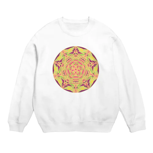 フルーツカラー曼荼羅 Crew Neck Sweatshirt