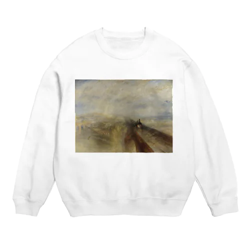 雨、蒸気、速度――グレート・ウェスタン鉄道 / Rain, Steam and Speed – The Great Western Railway Crew Neck Sweatshirt