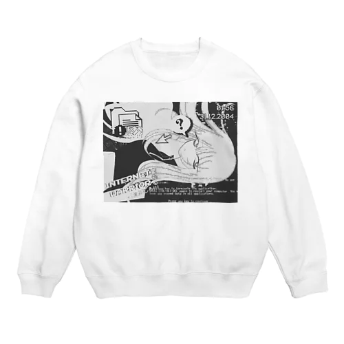 デジタル浮遊 Crew Neck Sweatshirt