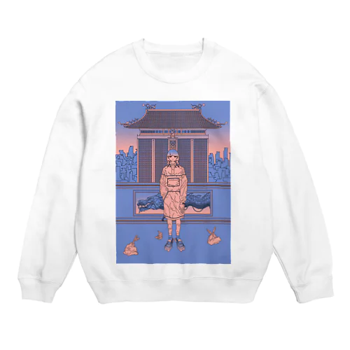 夜明け.png Crew Neck Sweatshirt