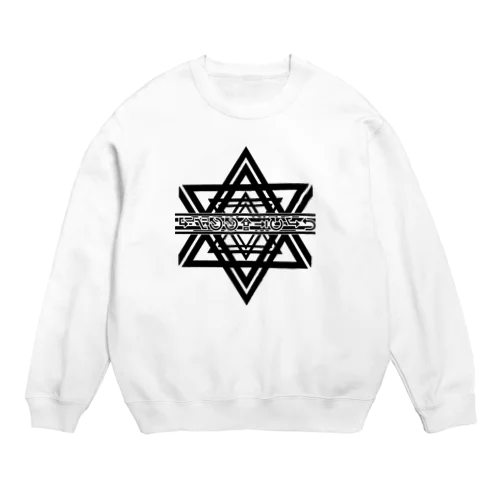 ☞➳︎︎︎➭➡➜➛➙矢印魔法陣 Crew Neck Sweatshirt