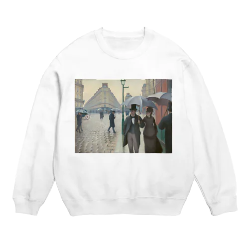 パリの通り、雨 / Paris Street; Rainy Day Crew Neck Sweatshirt