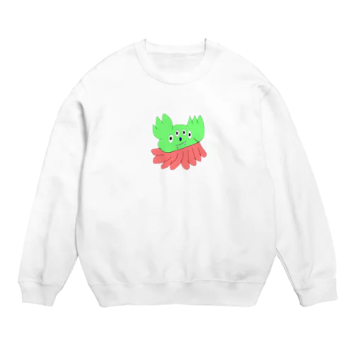 かによつめくらげ Crew Neck Sweatshirt