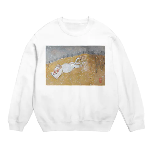 冬のライオン Crew Neck Sweatshirt