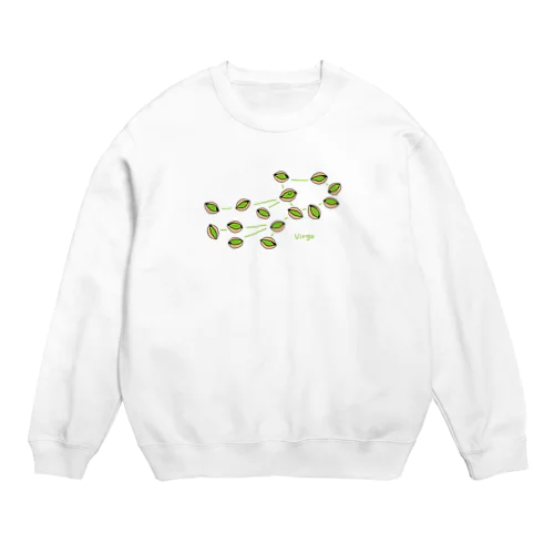 ピスターチオ／おとめ座 Crew Neck Sweatshirt