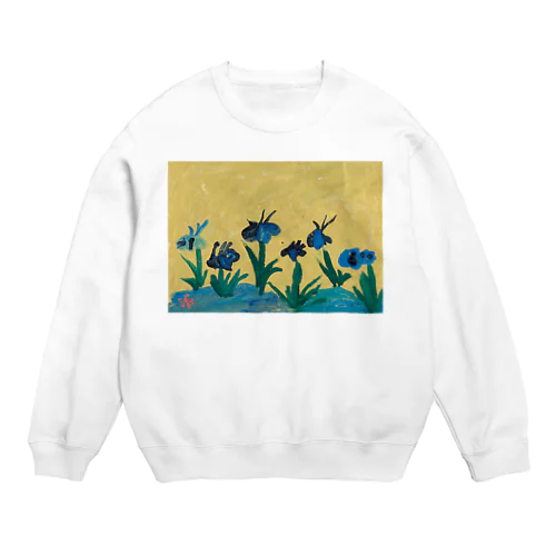 かきつばたずびょうぶ Crew Neck Sweatshirt