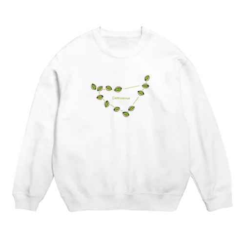 ピスターチオ／やぎ座 Crew Neck Sweatshirt