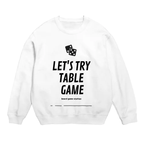 board game station goods Crew Neck Sweatshirt