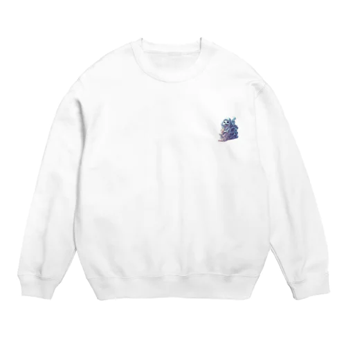 おば犬 Jr. Crew Neck Sweatshirt