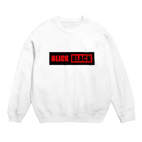 BLICK+BLACKバナー（プレートタイプ） Crew Neck Sweatshirt