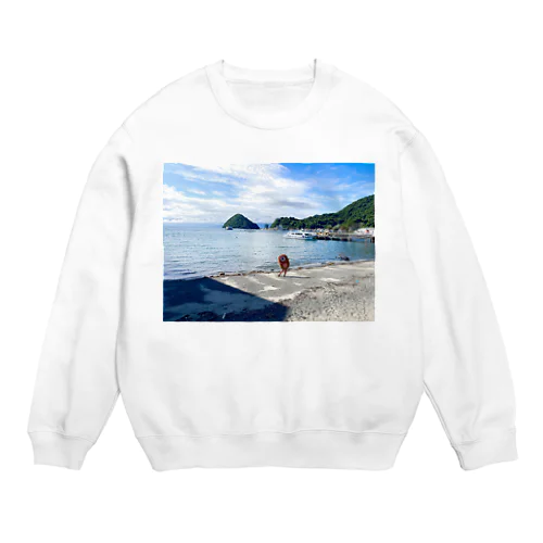 海と化けわらじ Crew Neck Sweatshirt