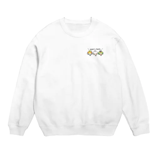 momo's family2 Crew Neck Sweatshirt