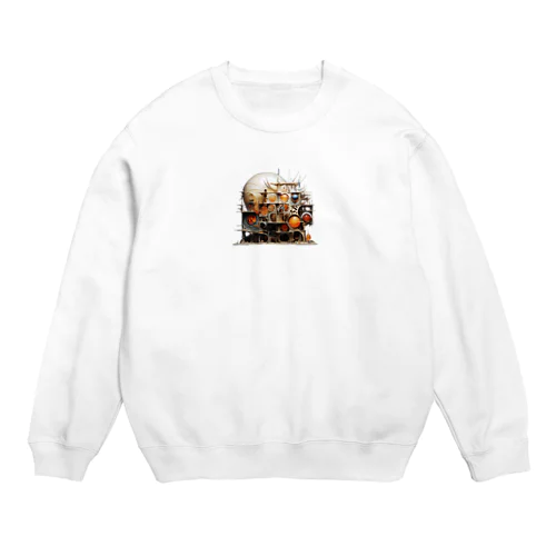 アートのしろ Crew Neck Sweatshirt