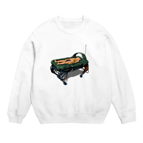 エターナルお散歩おじいちゃん Crew Neck Sweatshirt