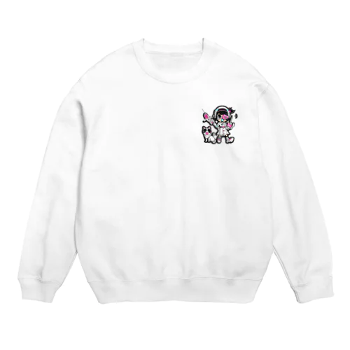 CuteCombat_nurse(ナース)_ver.001 Crew Neck Sweatshirt