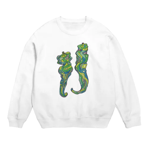 万願寺トウガラシ Crew Neck Sweatshirt