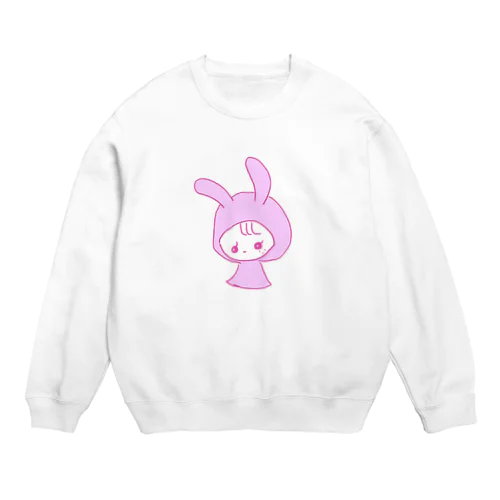 ちびらびにゃんこ(べびー) Crew Neck Sweatshirt