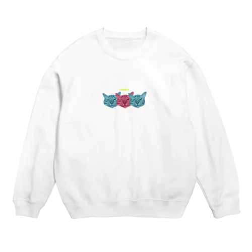 うぃんくまちゅ Crew Neck Sweatshirt