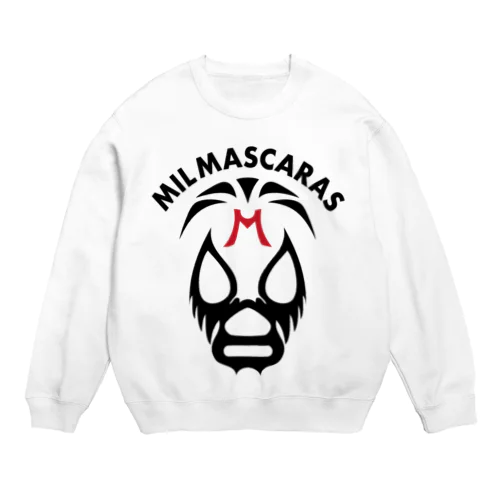 MIL MASCARAS-ミル・マスカラス- Crew Neck Sweatshirt