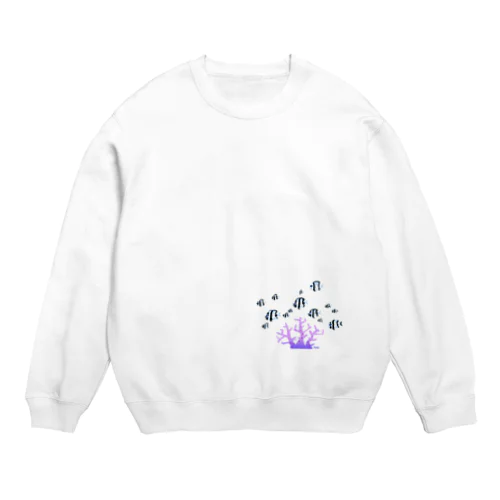 いろいろリュウキュウスズメダイ Crew Neck Sweatshirt