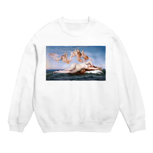 『ヴィーナスの誕生』アレクサンドル・カバネル Crew Neck Sweatshirt