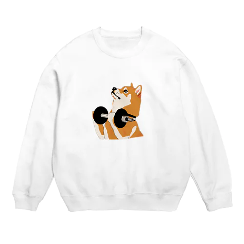 パンプアップ柴Hachi Crew Neck Sweatshirt