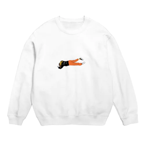 sleeping   girl Crew Neck Sweatshirt