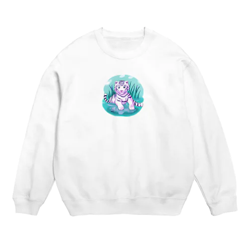 White Tiger Baby Sigi Crew Neck Sweatshirt