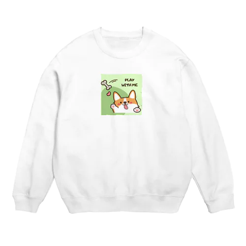 PLAY WITH ME Crew Neck Sweatshirt