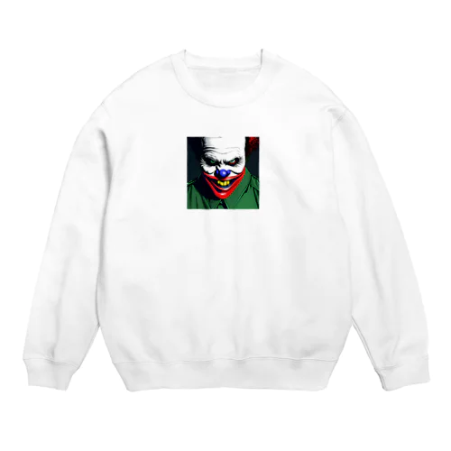 ホラーなピエロ Crew Neck Sweatshirt