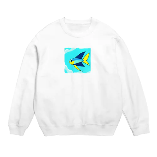 空飛ぶ魚 Crew Neck Sweatshirt