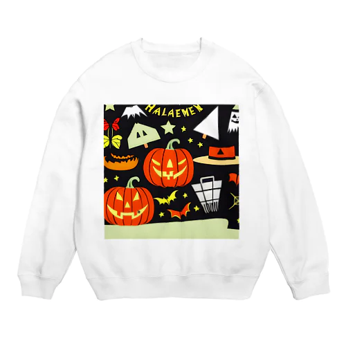 ハロウィンパーティー Crew Neck Sweatshirt