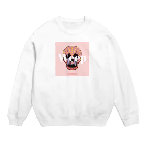 Weep|ドクロ Crew Neck Sweatshirt