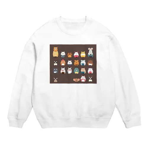 不思議アニマルズ2 Crew Neck Sweatshirt