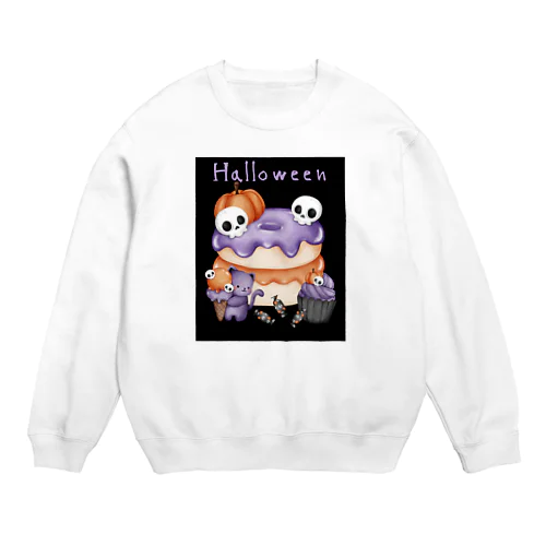 ハロウィンスイーツ Crew Neck Sweatshirt