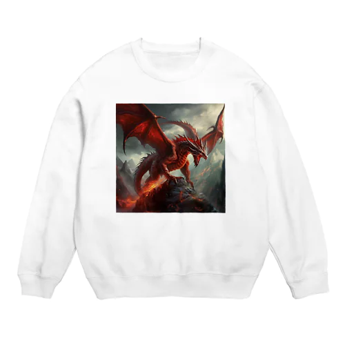 古代の火竜 Crew Neck Sweatshirt