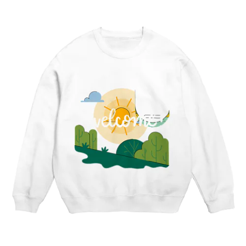 welcome Crew Neck Sweatshirt