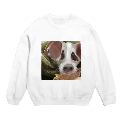 スピってる犬  Crew Neck Sweatshirt