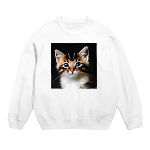 ねこ ぐっず 1 Crew Neck Sweatshirt