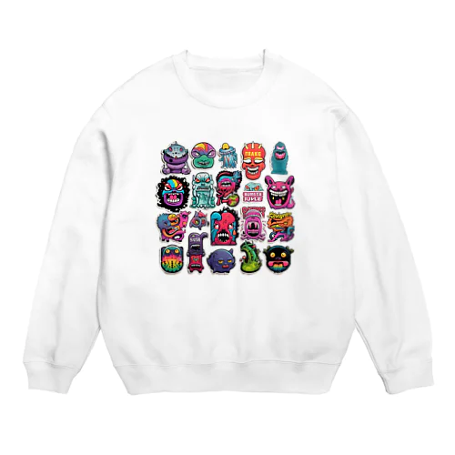 モンスターハウスへようこそ Crew Neck Sweatshirt