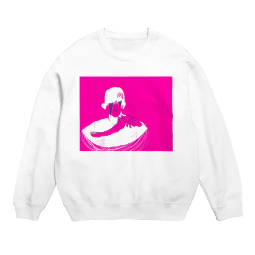 紫の柔肌 Crew Neck Sweatshirt