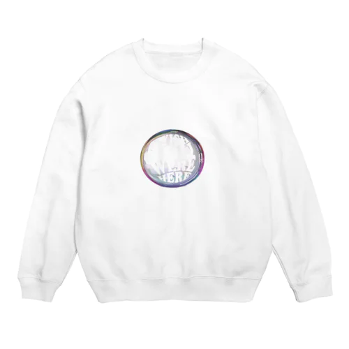 水晶玉のデザイン Crew Neck Sweatshirt